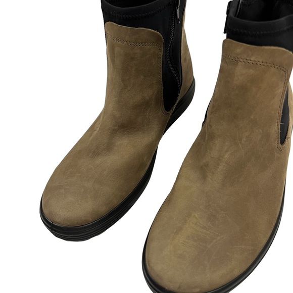 Ecco 10-10.5 Women’s Soft 7 Tred GTX Chelsea Boot Brown/ Black - Picture 3 of 13